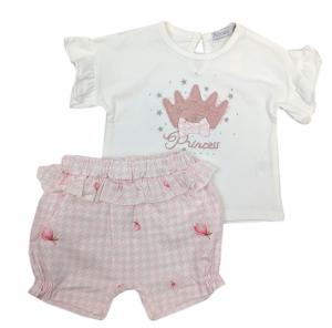 VS472870I  Houndstooth Shorts Set  (6-24 months)