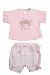 VS472870-P  Houndstooth Shorts Set  (6-24 months)