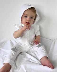 VS481613-I  Crown Zipped Romper  (0-12 months)