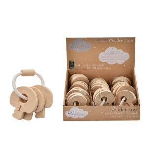 WBCG1775  Wooden Teether Toy  (Assorted)