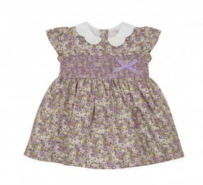 WMK34221  Floral Smocked Dress Set  (12-24 months)
