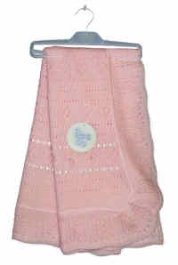 BO5166  Crochet Shawl Pink 